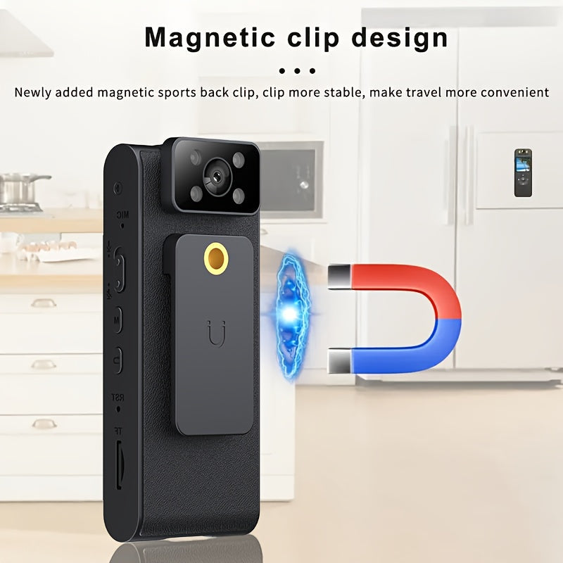 Mini Camera Small Infrared Night Vision 1080p HD Rechargeable Battery Indoor Use