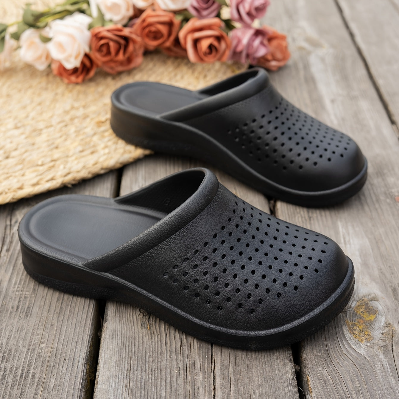 Uniseks EVA yopishmaydigan shaxsiy uy va plyaj poyabzallari minimalistik chiziqli