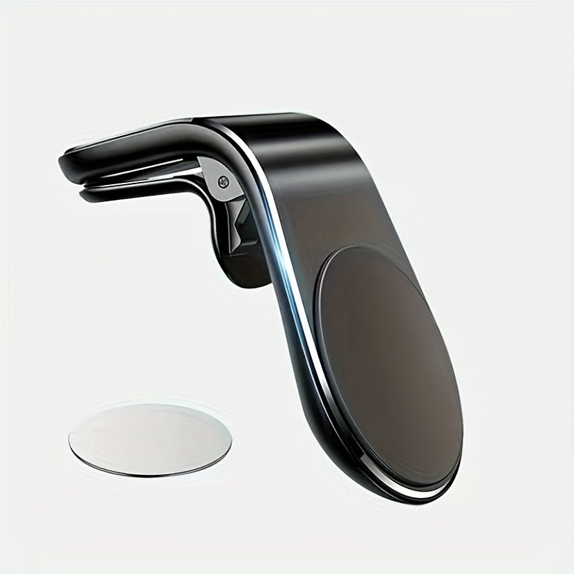 Magnetic Car Phone Holder Air Vent L-Shaped Mount for Navigation Devices