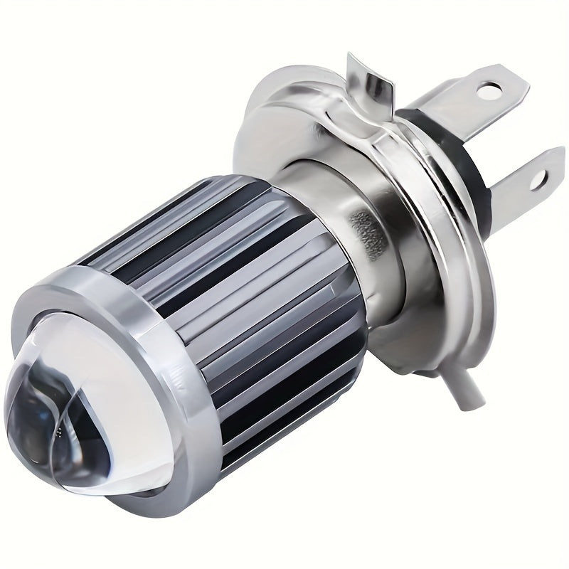 Motorcycle LED Bulb H4 H6 BA20D P15D 6000LM White Yellow Hi Lo Beam