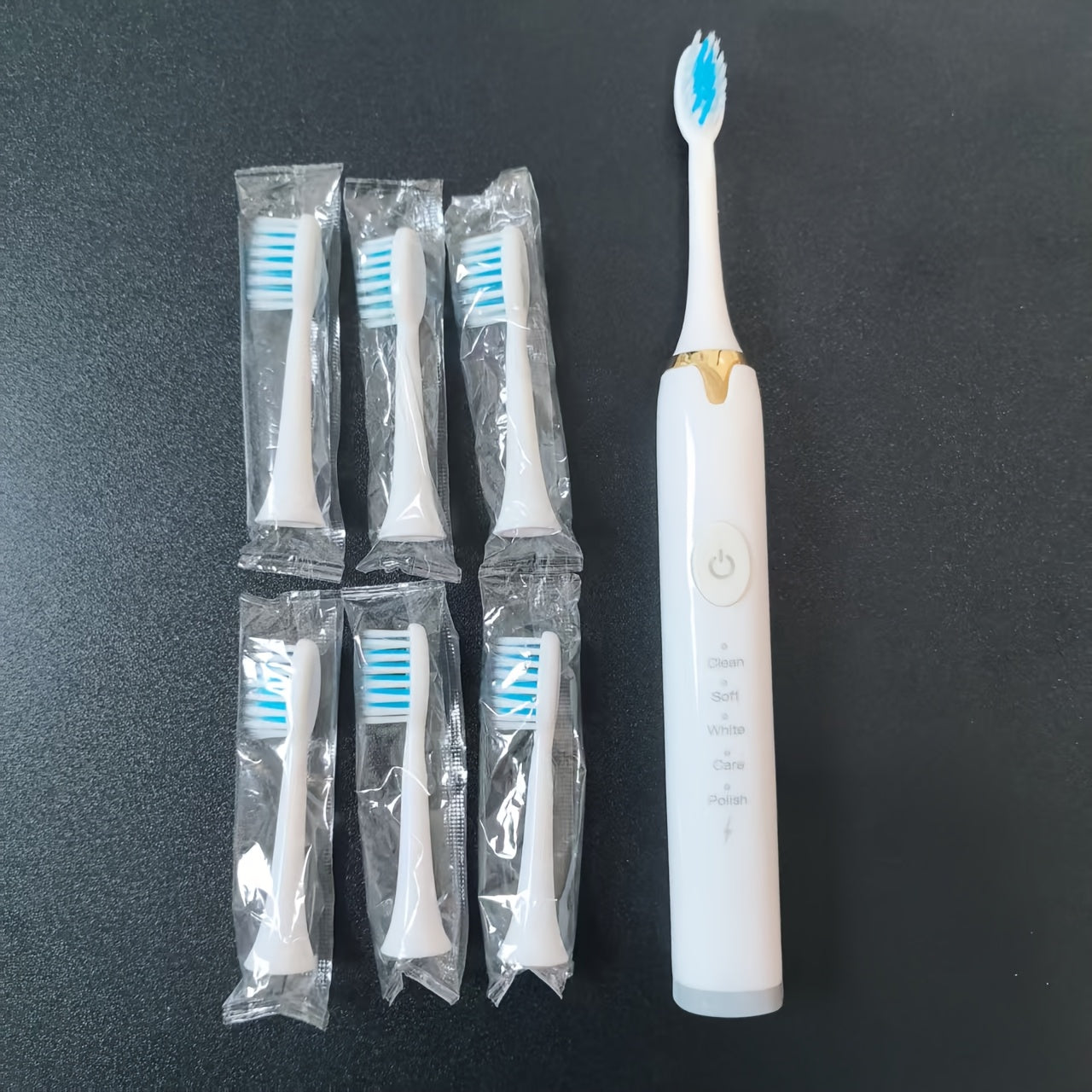 Kattalar uchun Elektr tish cho'tkasi 5-in-1 chuqur oqartirish sezgir sayohat cho'tkasi