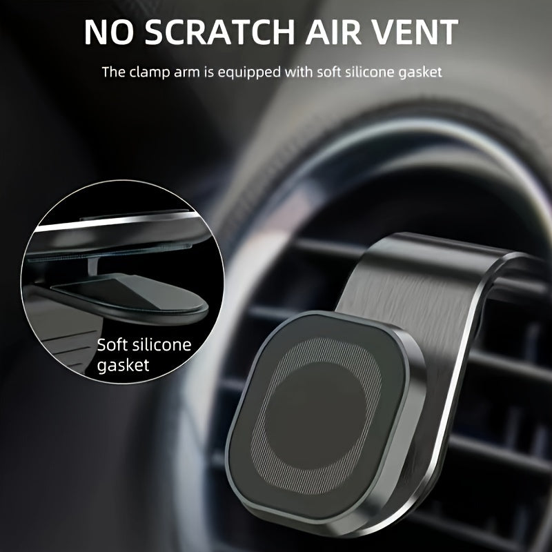 Universal Magnetic Car Phone Holder 360° Rotation Dashboard Mount for Smartphones