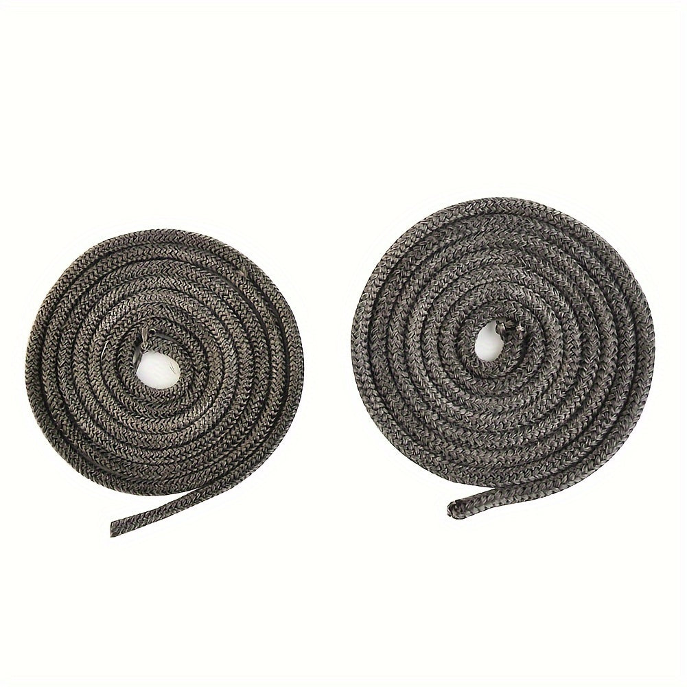 High Temperature Resistant Fireproof Seal Rope 2m for Wall Stove Black Stove Door