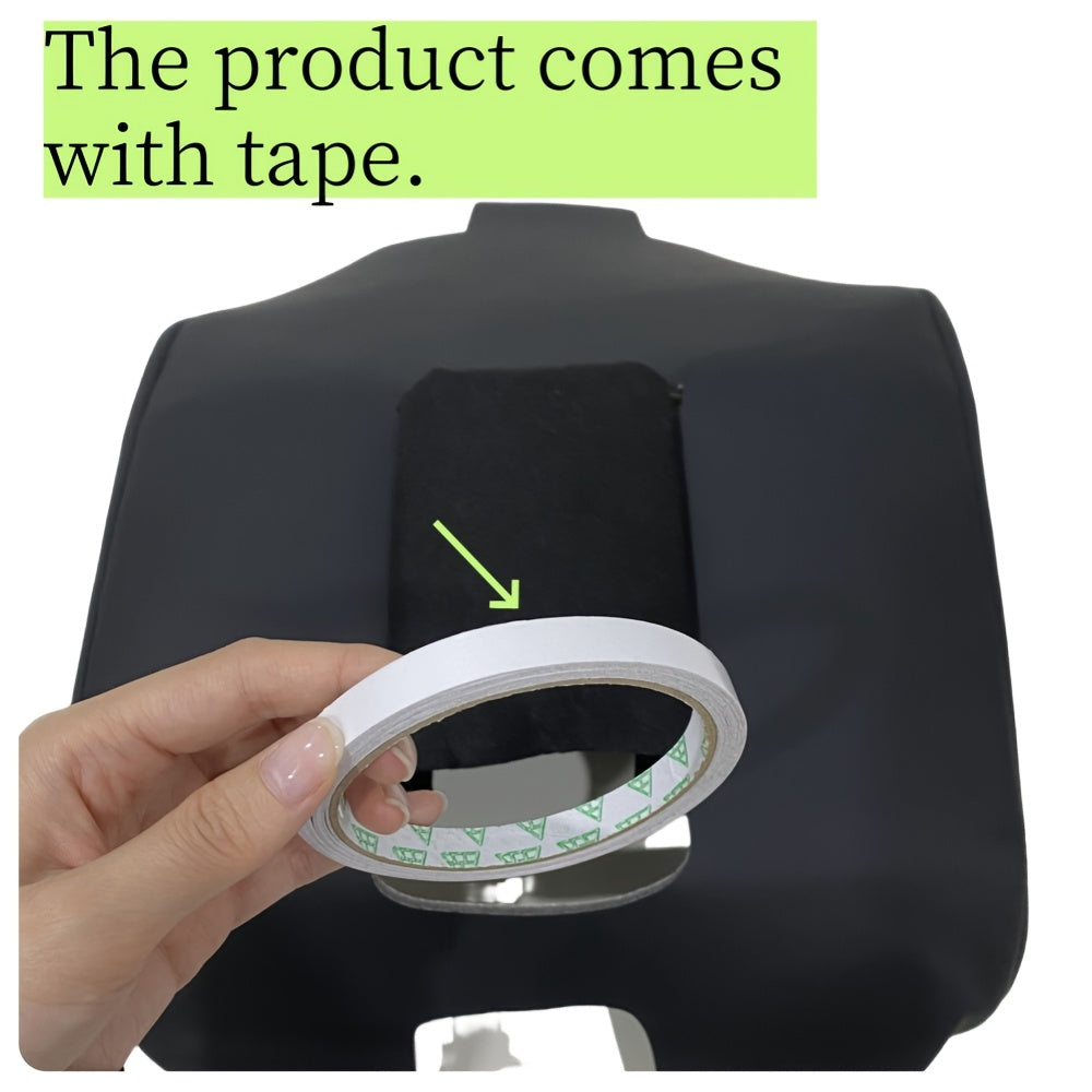 Car Center Console Armrest Cover Black PU Leather Replacement for Pickup Trucks