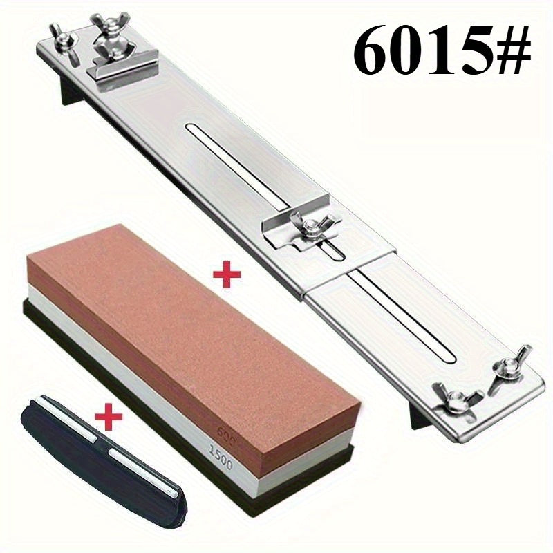 Burchak qoʻllanmasi va suv toshi asosiga ega sozlanadigan pichoq silliqlash mashinasi oshxona uchun