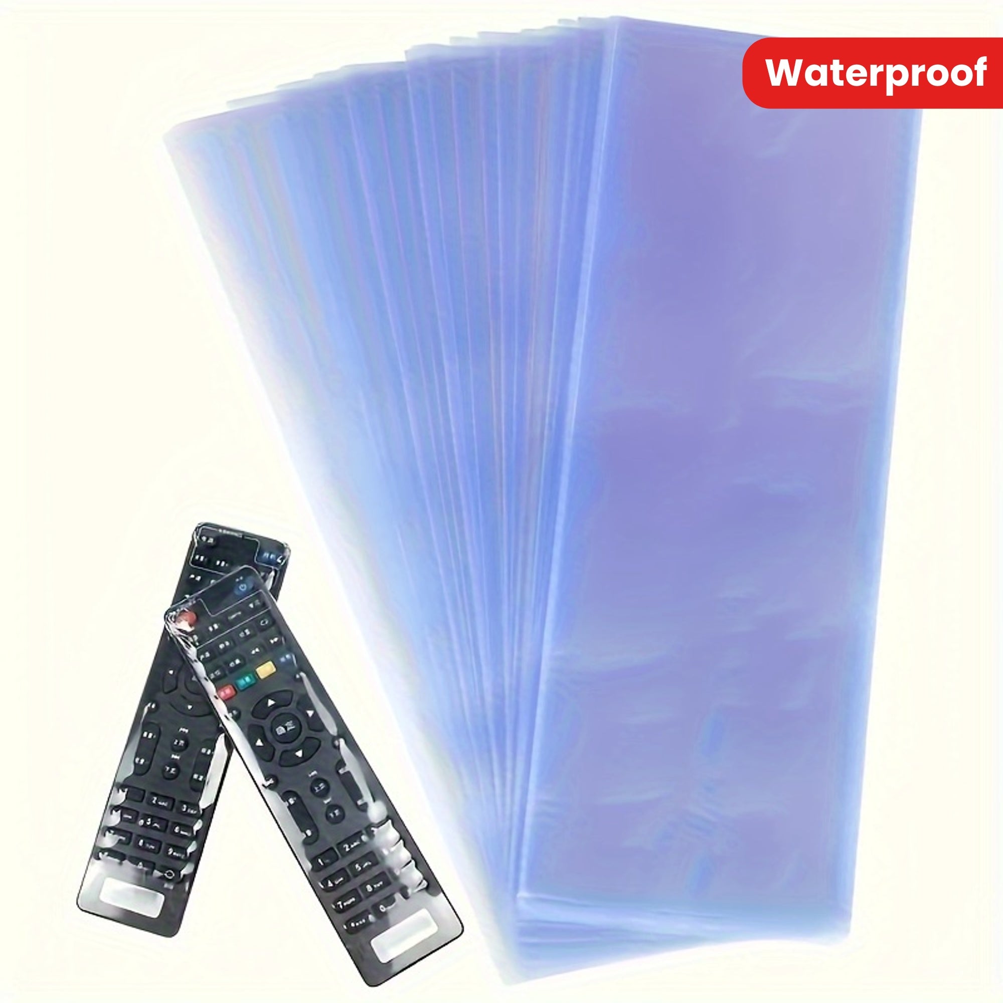 20 прозрачных защитных чехлов из ПВХ с термоусадкой для пультов дистанционного управления для кондиционеров и телевизоров