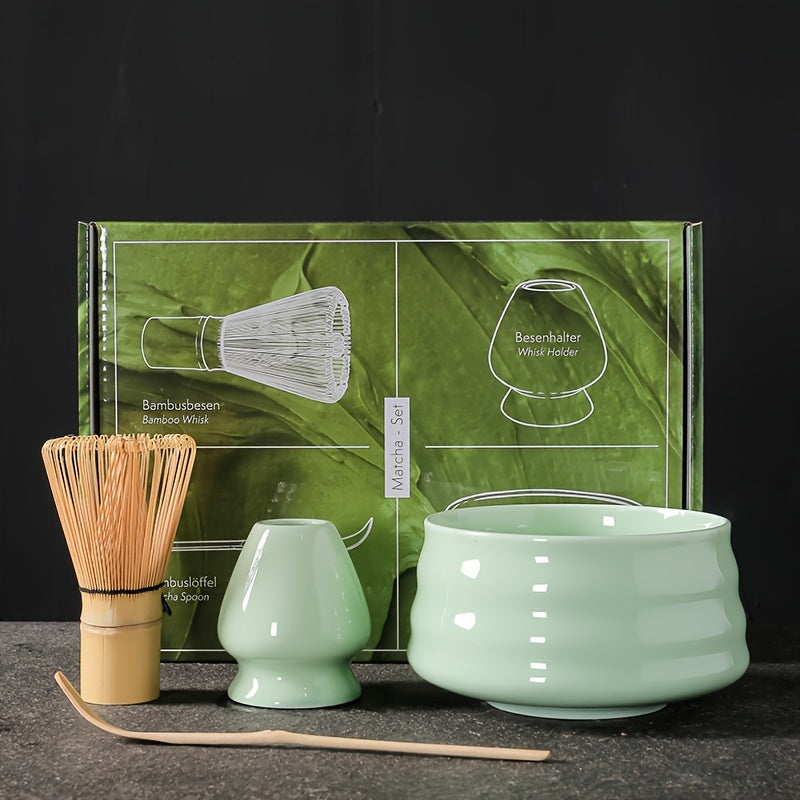 Complete Matcha Tea Tools Set with Bowl and Utensils for Home Tea Parties