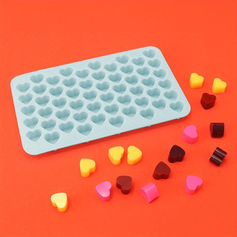 Mini Heart Shaped Silicone Gummy Molds for Candy, Ice, Soap, Jelly 1pc