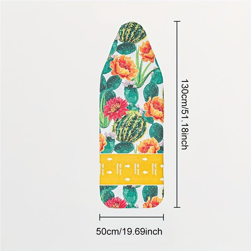 Artistic Print Ironing Board Cover with Heat Resistance and Easy Wash