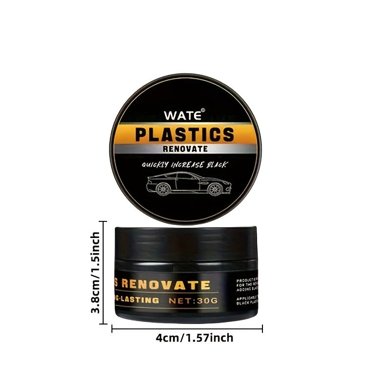 Auto Plastic Restoration Wax Crystal Clear Coating for Interior and Exterior