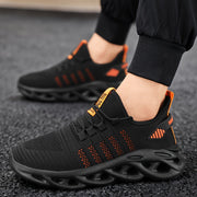 Erkaklar uchun zamonaviy yangi tasodifiy krossovkalar, barcha mavsumlar uchun mukammal, nafas oladigan, sirpanmaydigan dizayn.