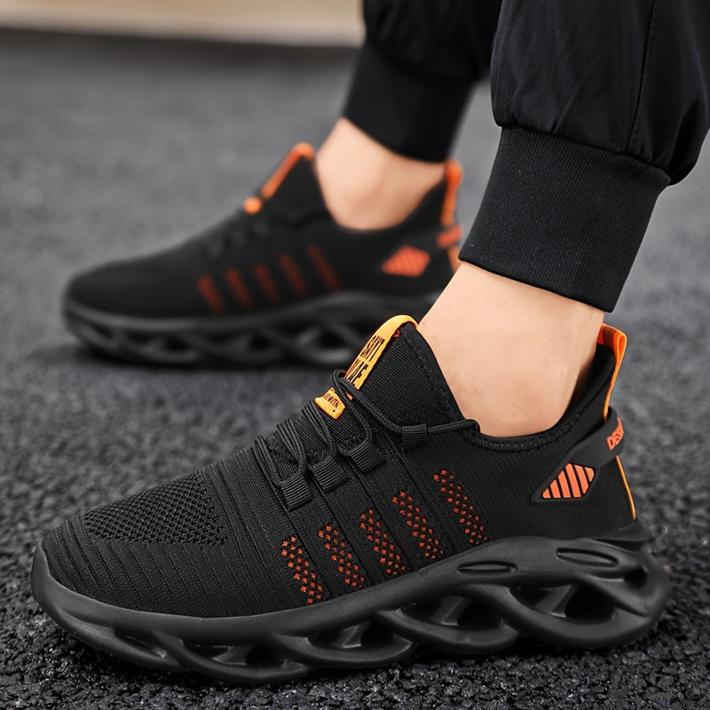 Erkaklar uchun zamonaviy yangi tasodifiy krossovkalar, barcha mavsumlar uchun mukammal, nafas oladigan, sirpanmaydigan dizayn.