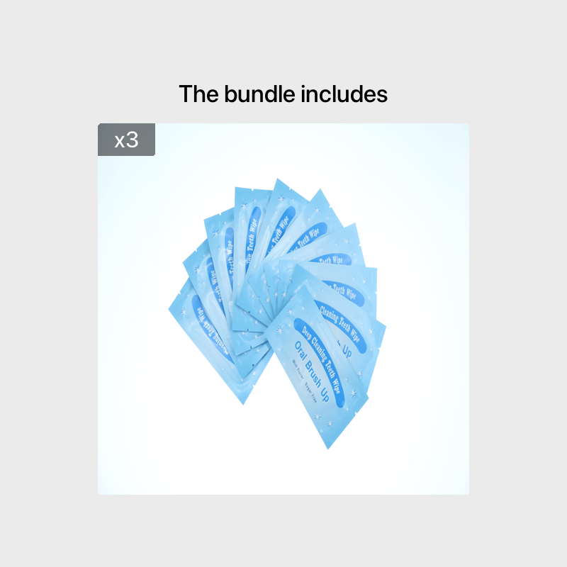 Disposable Finger Tooth Wipes 10 Pack Portable Oral Cleaning Travel Essentials