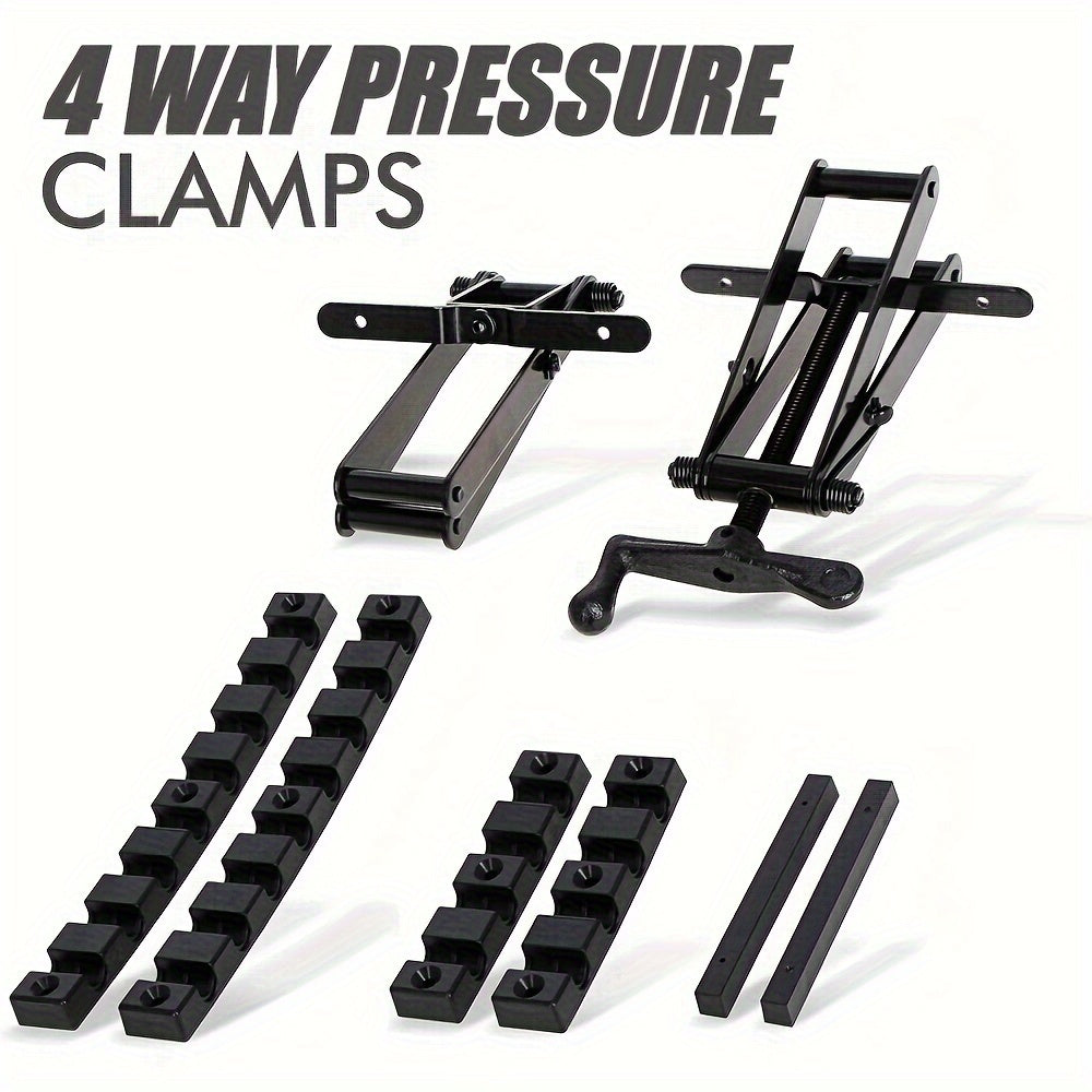 Foldable Woodworking Clamp Set for Thick Wood Projects Mold Resistant Anti-Static