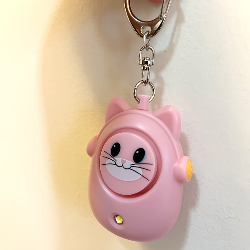 1 dona WhiskerWonders 130dB Shaxsiy Xavfsizlik Signalizatsiyasi Kalit zanjiri, Sirena, Stroboskop yoritgichi va Batareyada ishlaydigan Favqulodda SOS Ogohlantirishi ayollar, talabalar, qariyalar, kechki yuguruvchilar va sayohatchilar uchun.