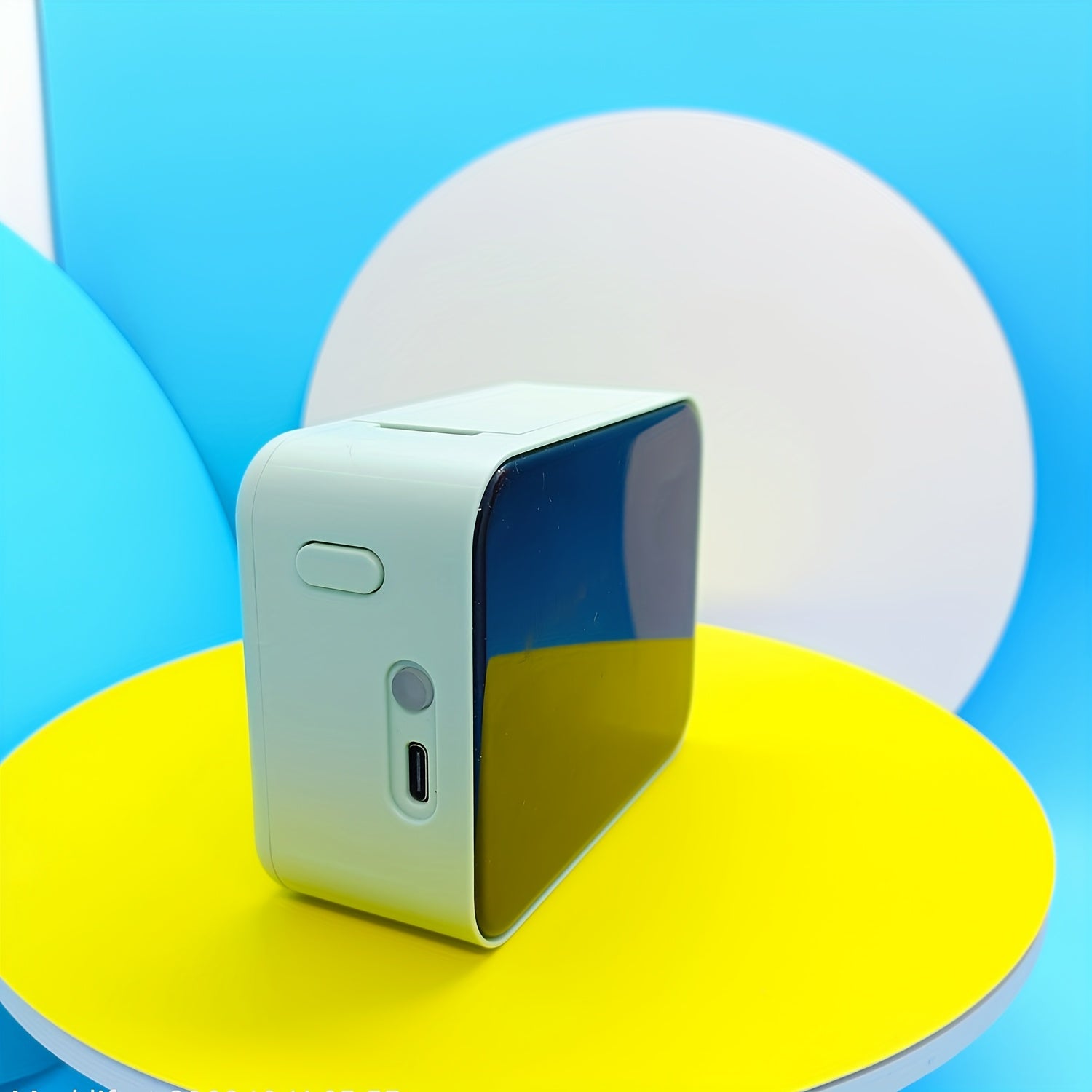 Thermal Label Printer Handheld Sticker Maker with Adhesive Tape for Office and Home Use