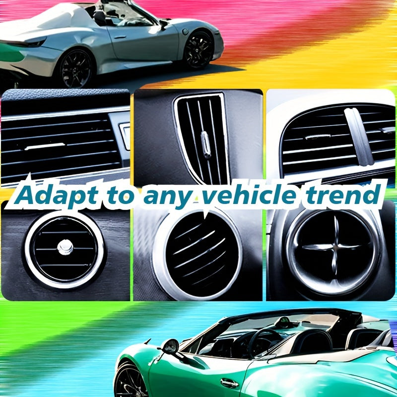 Umumiy moslashuvchan avtomobil telefon uskunasi, ko'rinmas tortishish dizayni, elektrsiz, to'rtburchak shakli, plastik material, smartfonlar uchun avtomatik siqishli panel uskunasi.