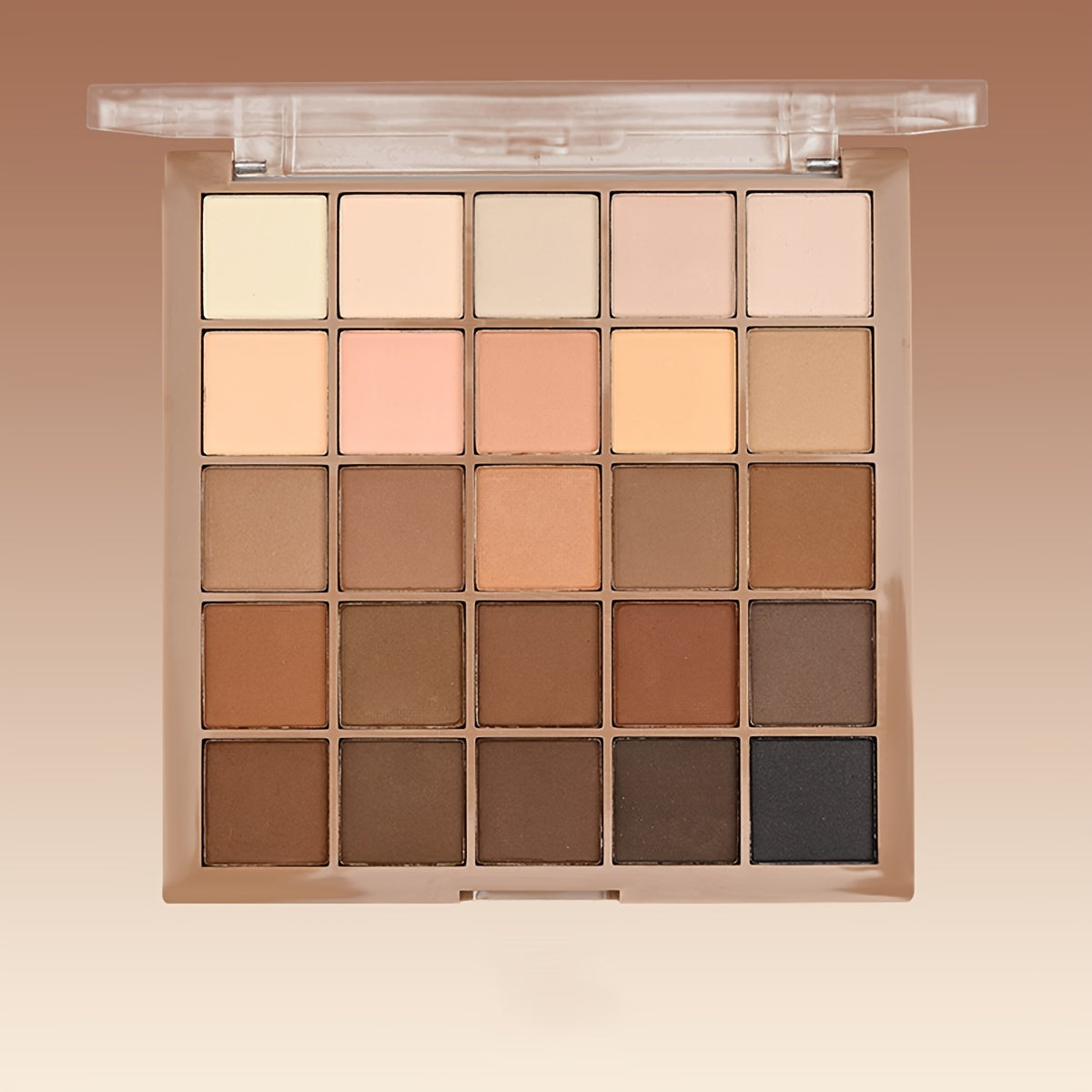 Paleta de sombras de ojos para mujer 25 colores mate glitter alto brillo cemento gris rosa marrón