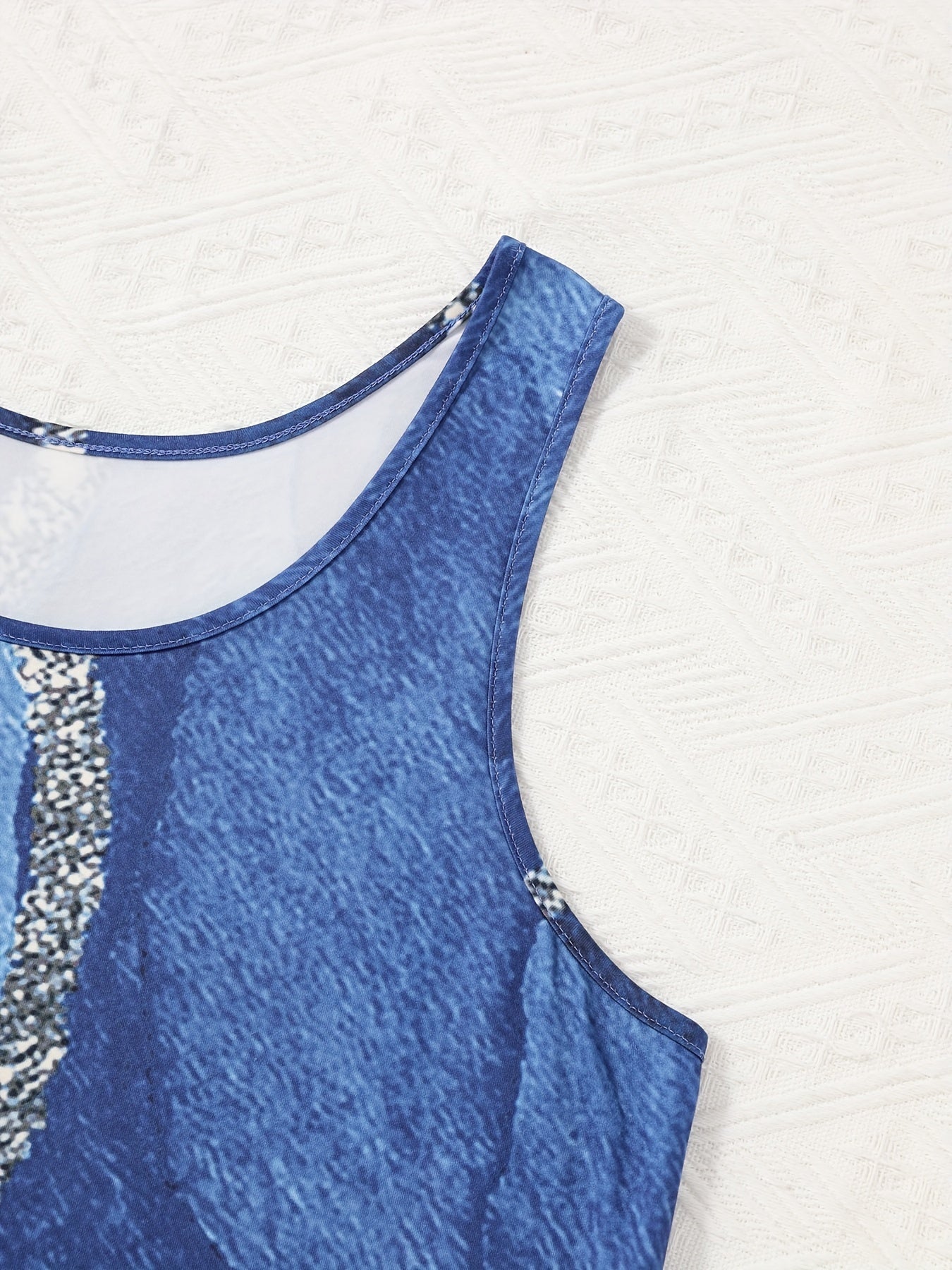 Women's Plus Size Marble Print Cotton Sleep Dress Nightgown