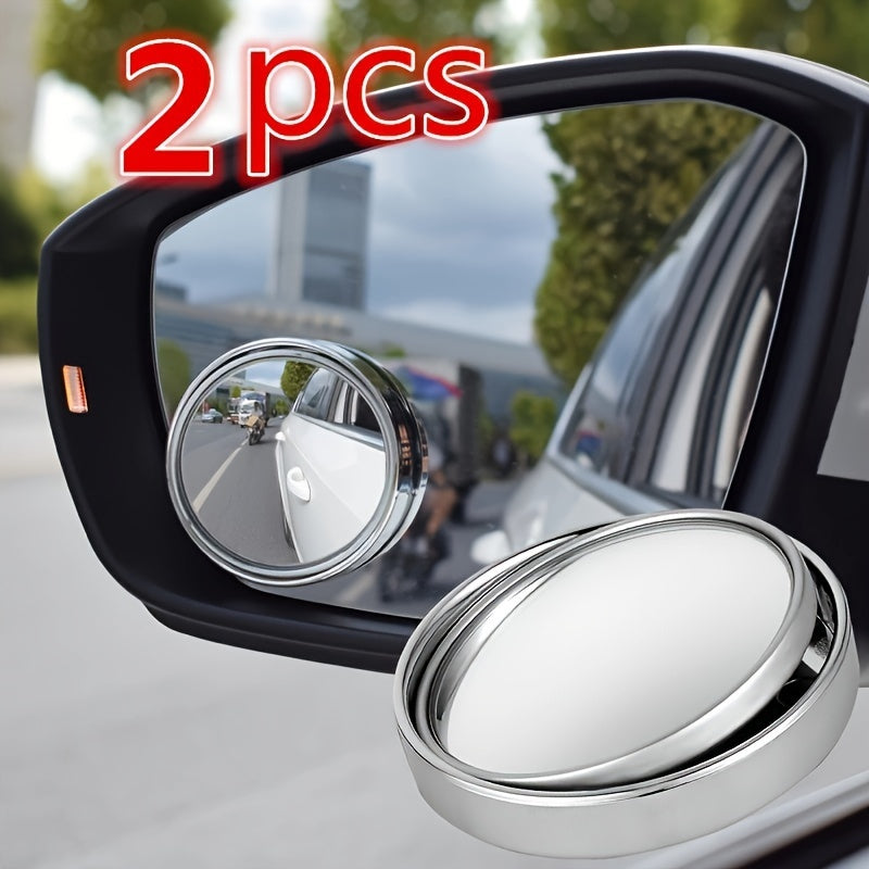 Car Rearview Mirror Rotating Blind Spot Assist Circular Mirror