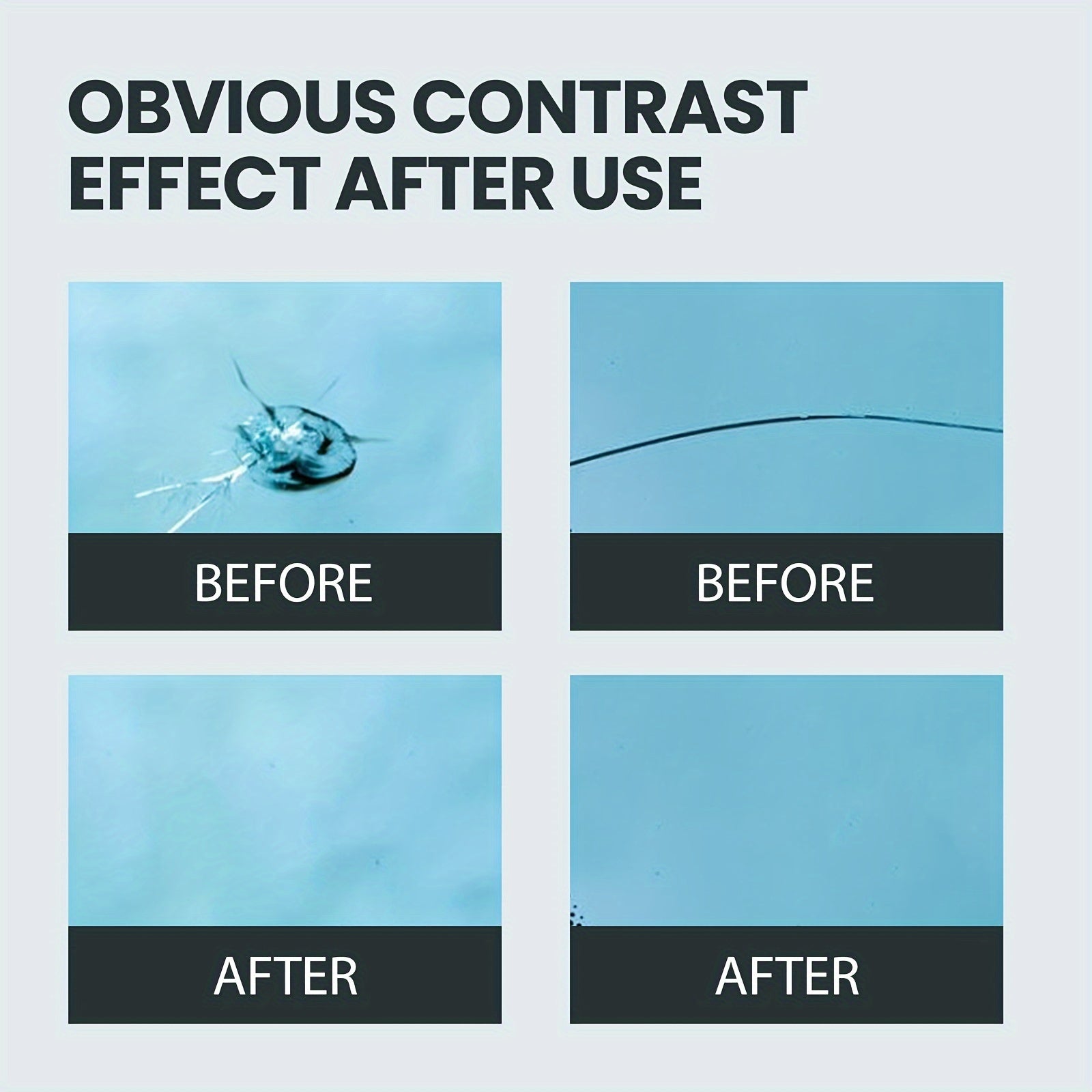 Auto Glass Nano Repair Kit for Windshields Crack Sealant Waterproof Easy Application