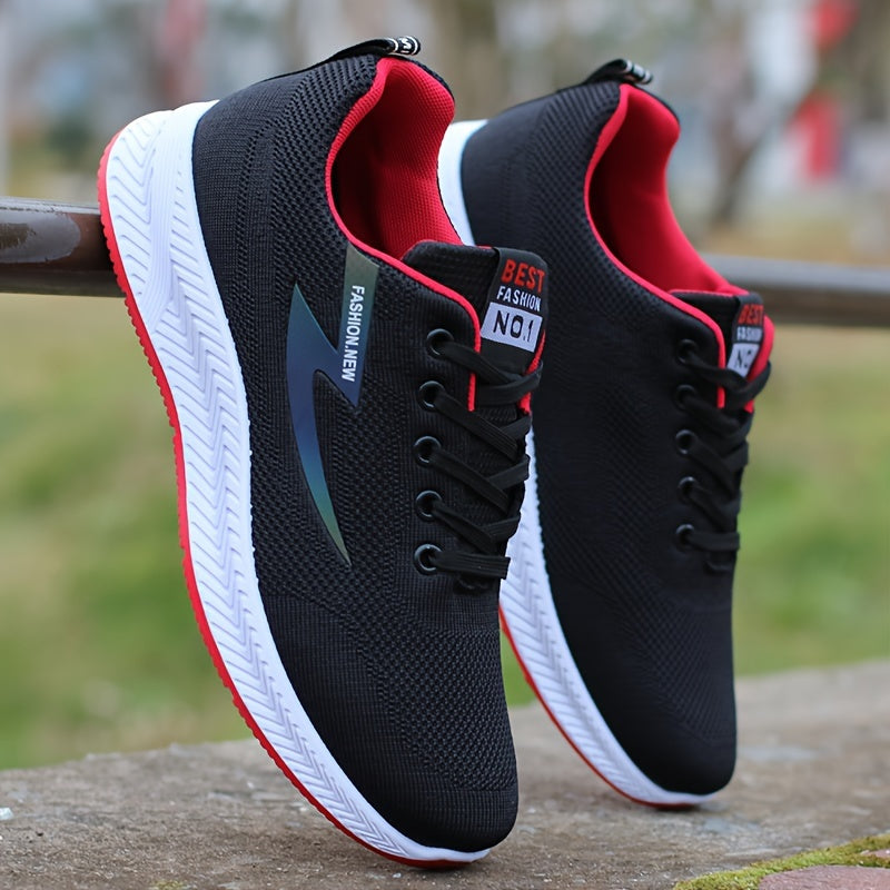 Erkaklar uchun nafas oladigan to'rli krossovkalar, barcha mavsumlarga mos zamonaviy yugurish poyabzallari, yengil, sirpanmaydigan tasodifiy poyabzal. Past bo'yli, mato ustki qismi, kauchuk taglikka ega ko'p funksiyali sport poyabzallari.