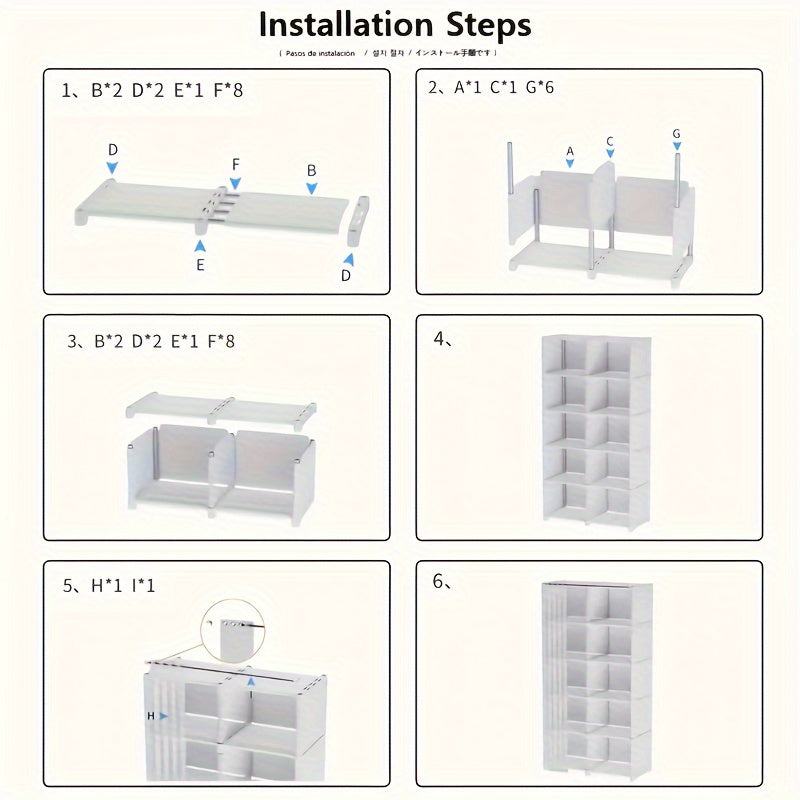 Metall saqlash javoni suv o'tkazmaydigan qoplama bilan, zamonaviy dizayn, oson yig'ish, changga chidamli, uy, ofis, sinf uchun