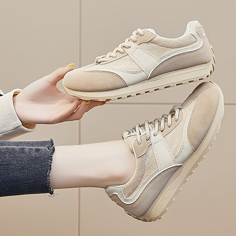 Female Thick Sole Sports Shoes Casual Street Photography