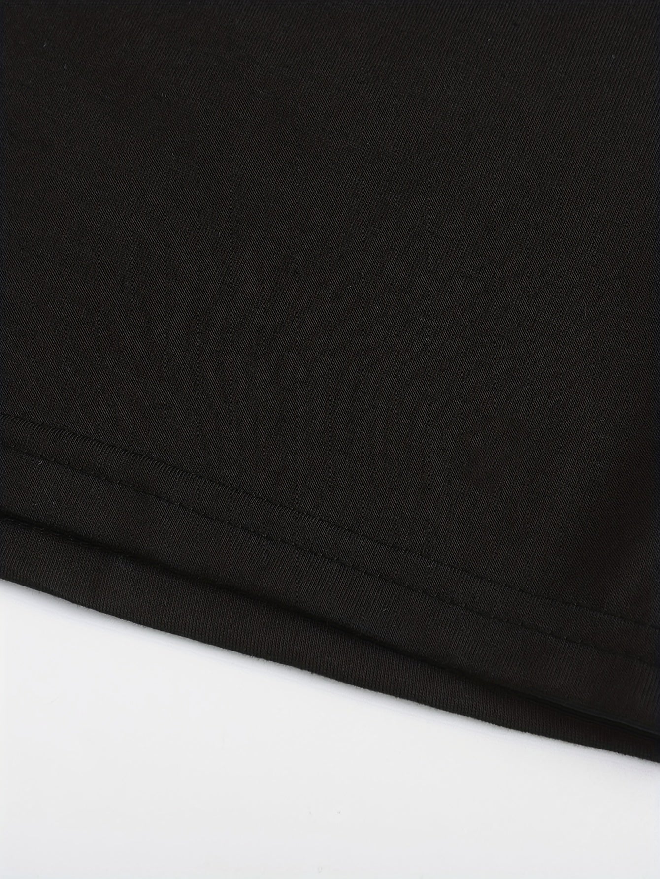 Men's Black Thermal Turtleneck Shirt for Fall Winter Long Sleeve Knit Fabric