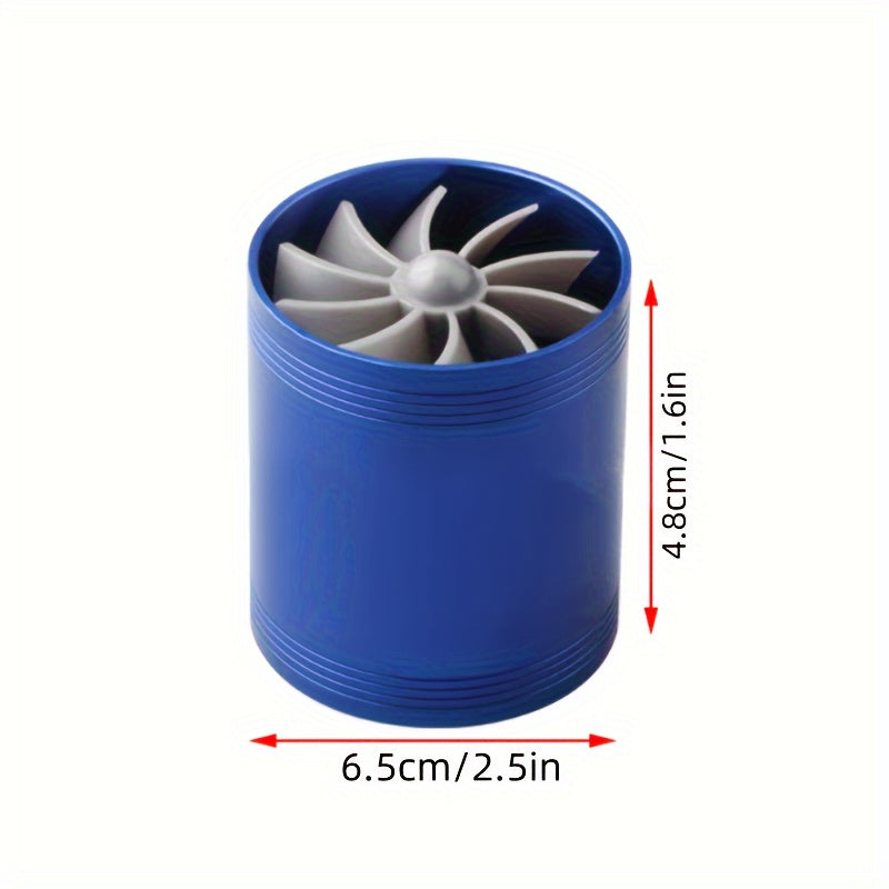 Reacondicionamiento de turbina de entrada de aire para coche 65x75mm 2.5x2.9in Ventilador de turbo