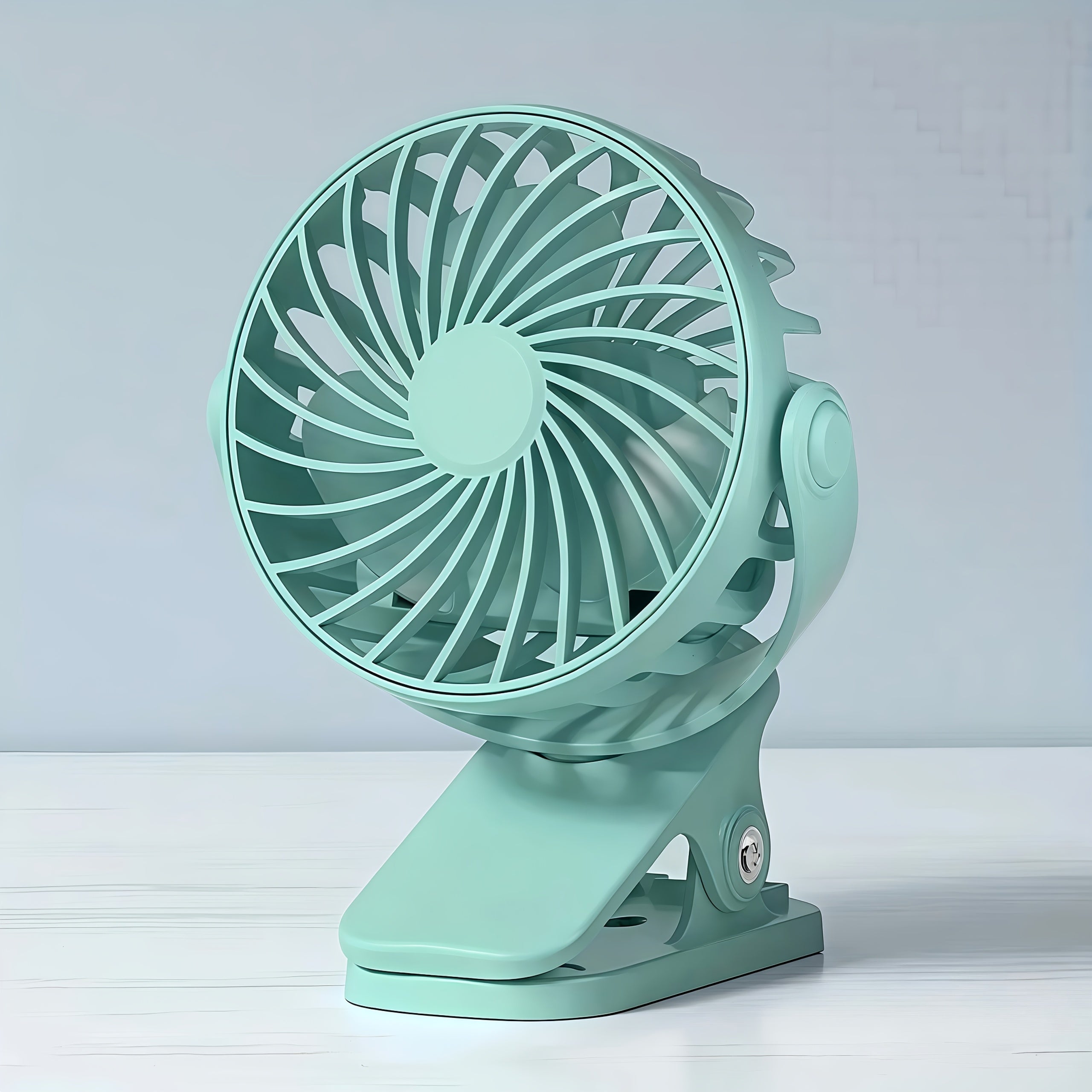 Quiet USB Rechargeable Desk Fan with Low Noise for Bedroom and Office