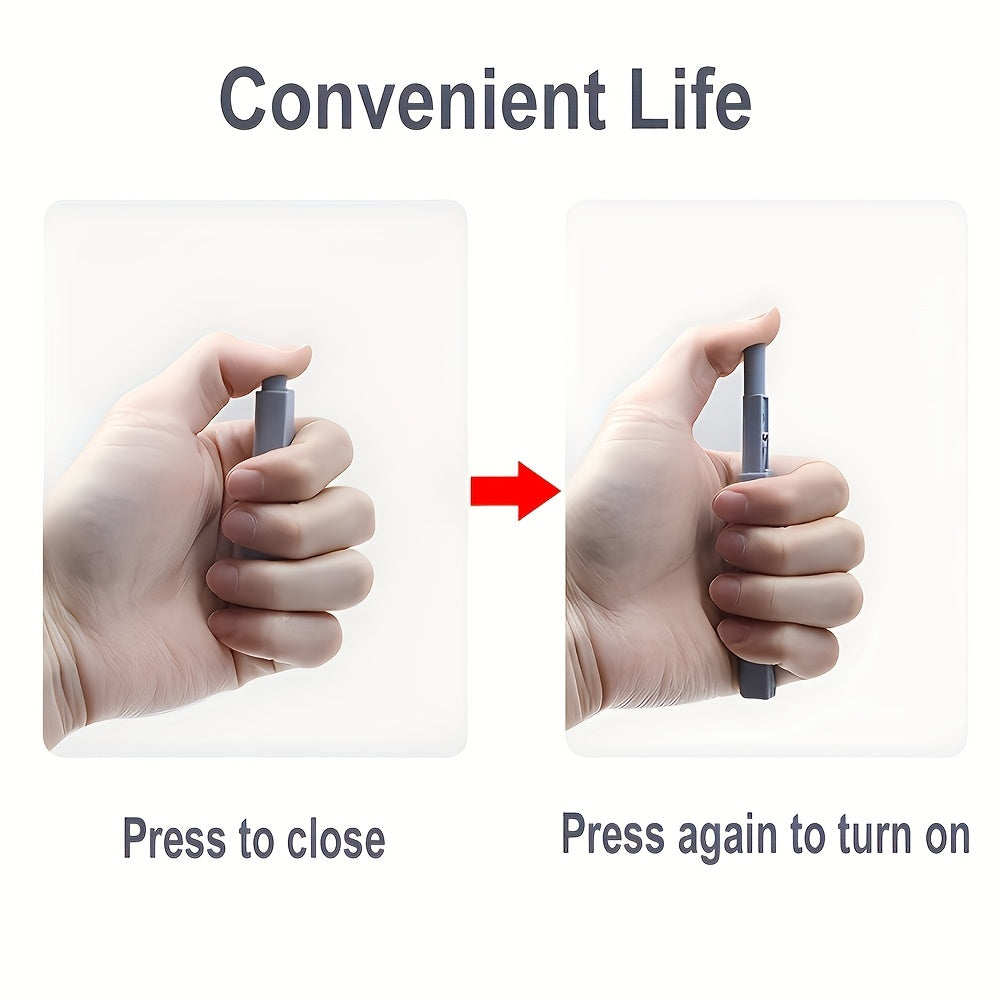 Pestillo magnético de puerta de armario de plástico 6/12 piezas cierre de toque fácil de instalar