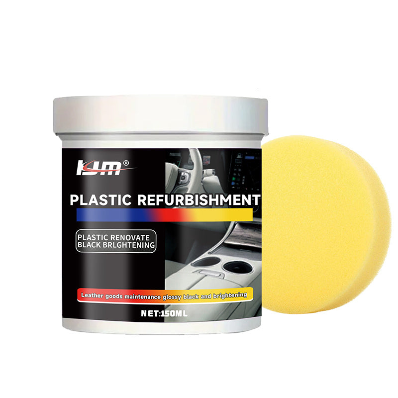 Cera de reparación plástica 150ml para tablero de coche, cuidado de neumáticos, asiento, potenciador de brillo