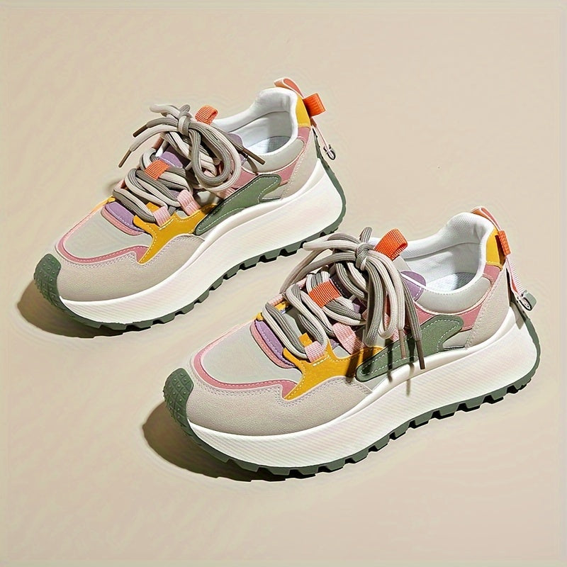 Women's Low-Top Sneakers Mesh Camo Casual Walking Shoes