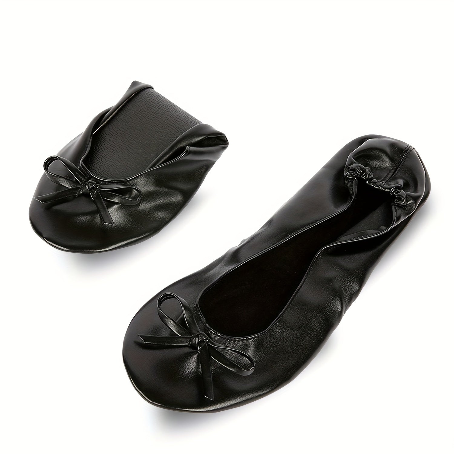 Women's Folding Indoor Dance Shoes Flat Slippers for Weddings