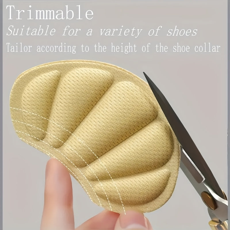 2PCS Heel Cushion Pads Adhesive Foot Care Protectors for Shoes and Boots