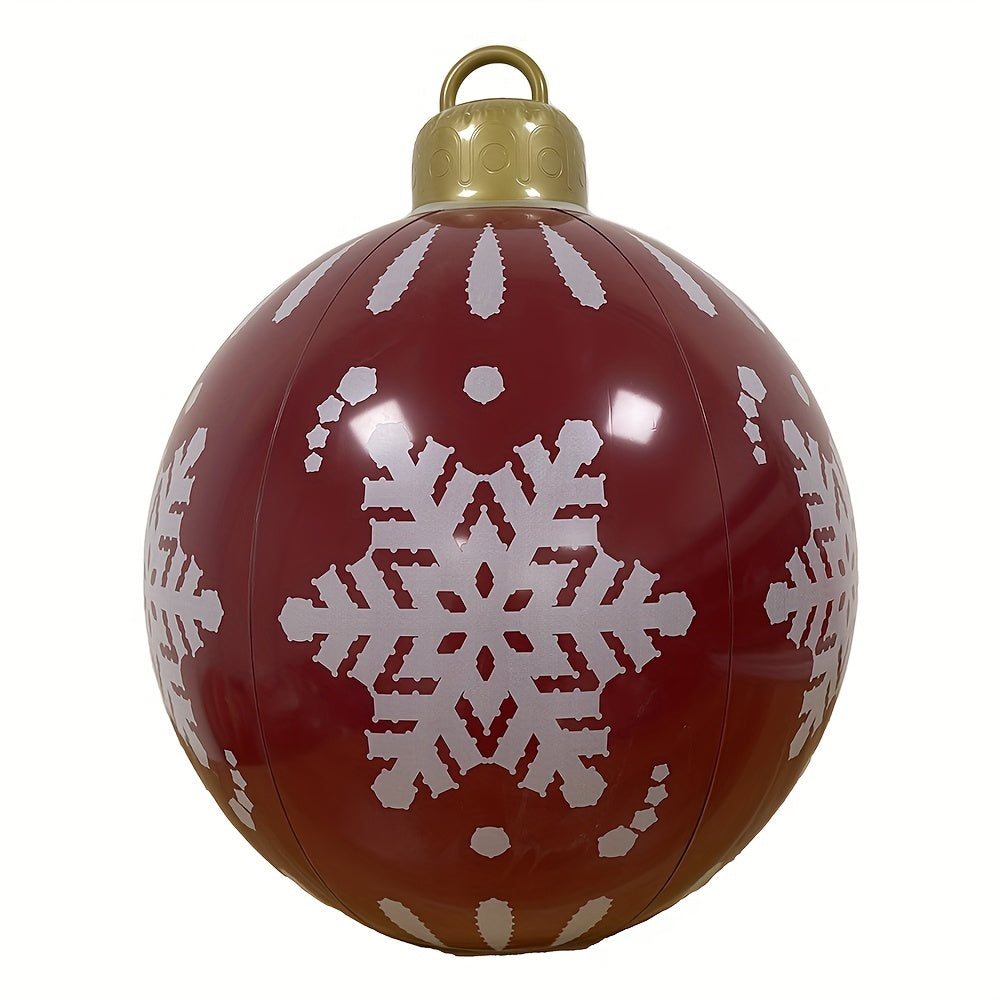 Inflatable Christmas Balls PVC Ball Decorations for Gardens and Entrance Halls