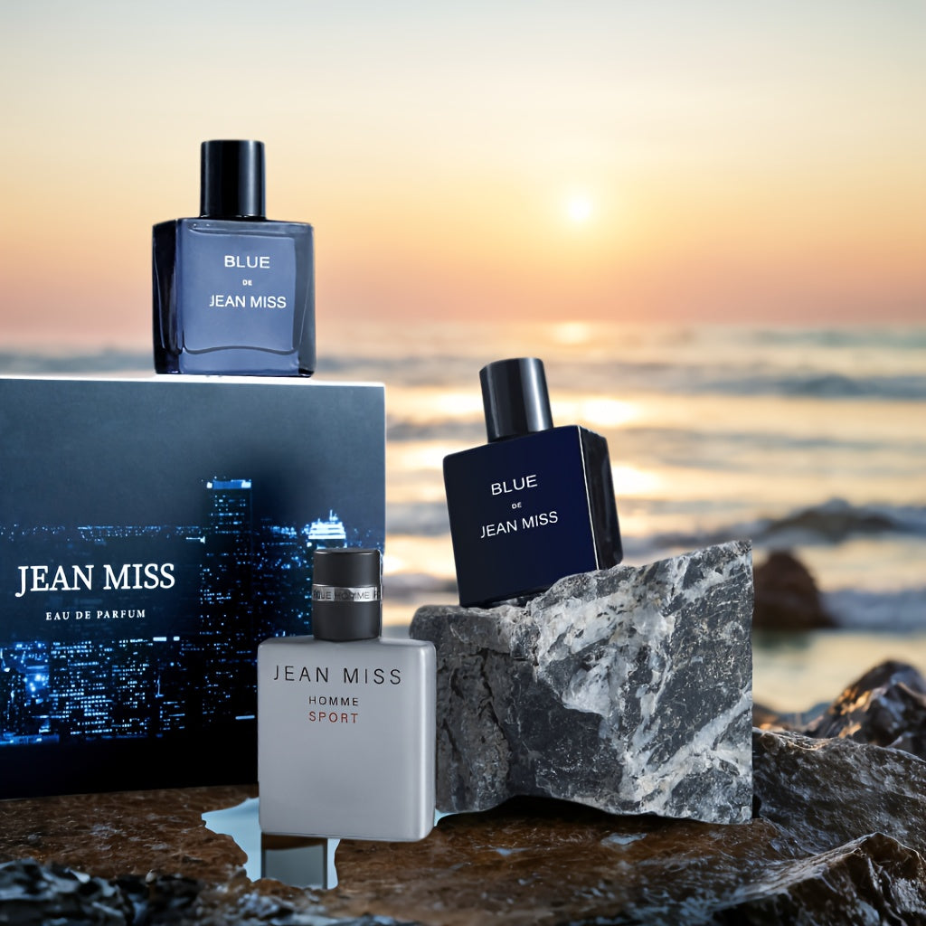 Men's Perfume Set with Fresh Floral Fragrance Alcohol-Free Light Scent