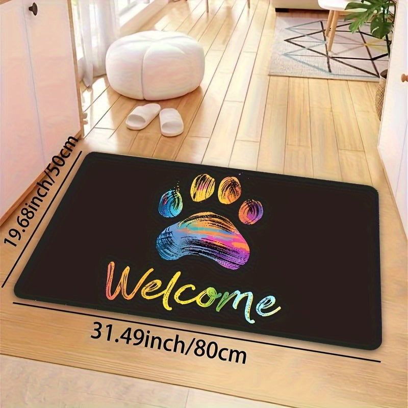 8mm qalinlikdagi katta tirnoq izlari bilan to'liq xona gilami. Bu ko'p qirrali gilam hammom, oshxona, mehmonxona, yotoqxona, ichki eshik, kirish joyi yoki uyning boshqa har qanday xonasida ishlatilishi mumkin. U mashinada yuviladi va bezak qo'shadi.