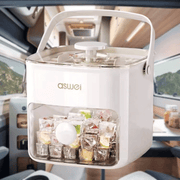 Square Ice Maker 48-Block Manual Cooling for Cocktails and Beverages