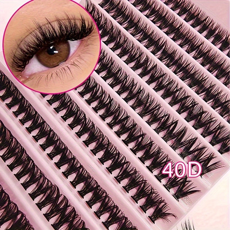 Mulk DIY kirpik kengaytirish to'plami, turli uzunlik va burmalar bilan soxta mink kirpiklar, tabiiy hashamatli ko'rinishlar uchun. Yangi boshlovchilar uchun ideal.