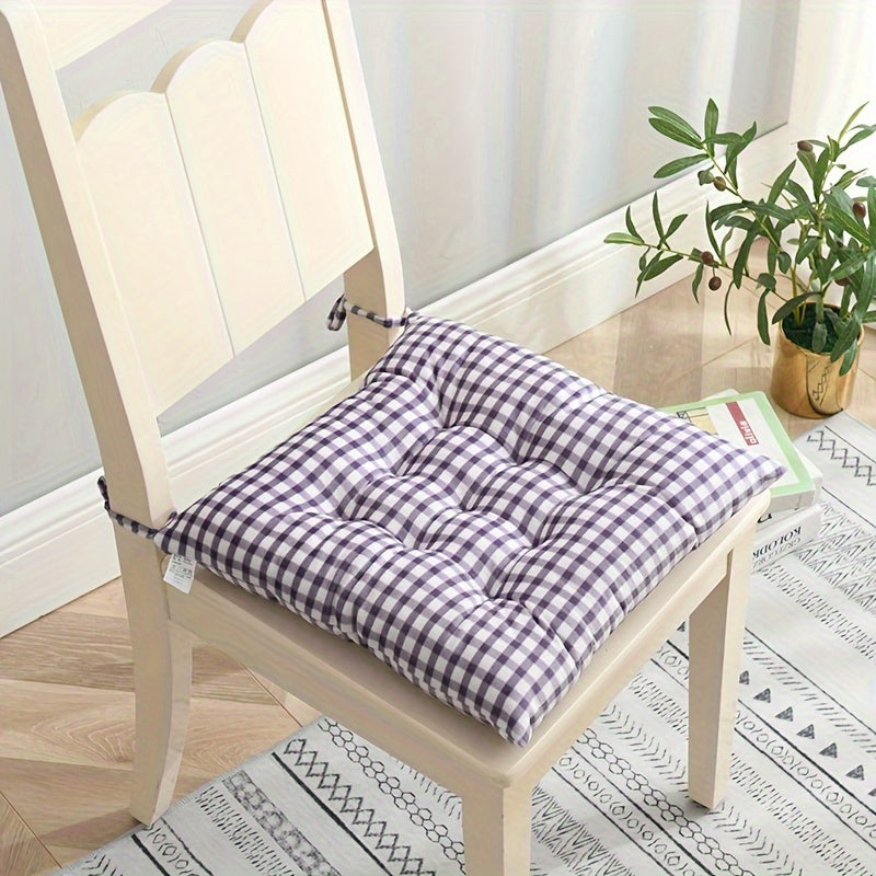 Plush Seat Cushion and Stool Pad with Felt Cover for All Seasons