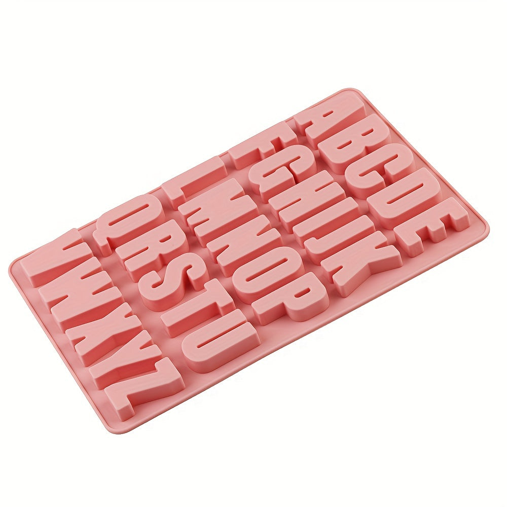 Silicone Alphabet Mold Set for Baking, Crafts, and DIY Projects