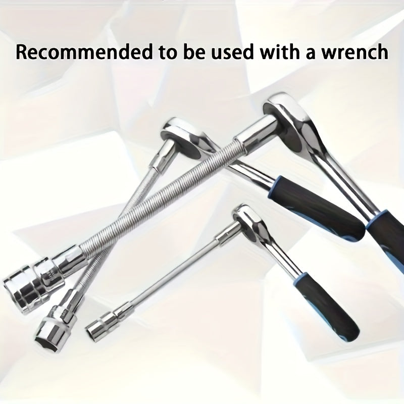 Multi-Function Electric Wrench Soft Joint Extended Rod Universal Connectors