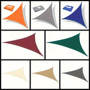 Triangle Shade Sail Canopy 98 UV Block 200GSM Polyester Outdoor Sun Shade for Patio Garden Yard Deck