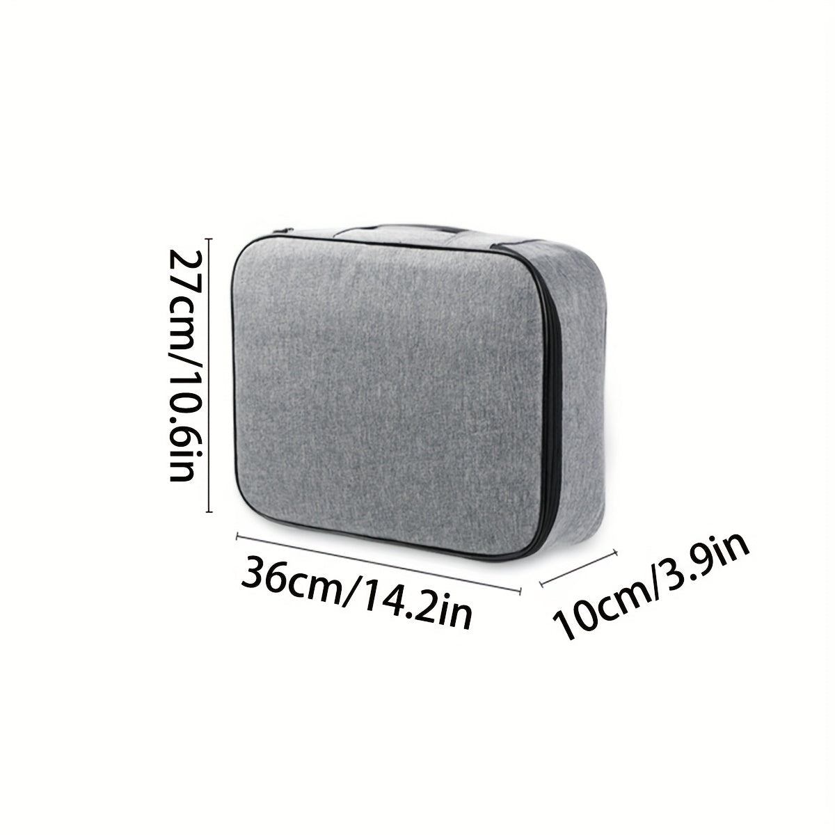 Large Capacity Multi-Layer Polyester Document Organizer for Credit Cards and Files