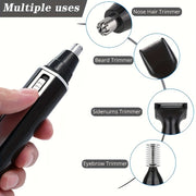 4-in-1 USB Rechargeable Electric Trimmer for Men and Women Nose Beard Eyebrow Shaving