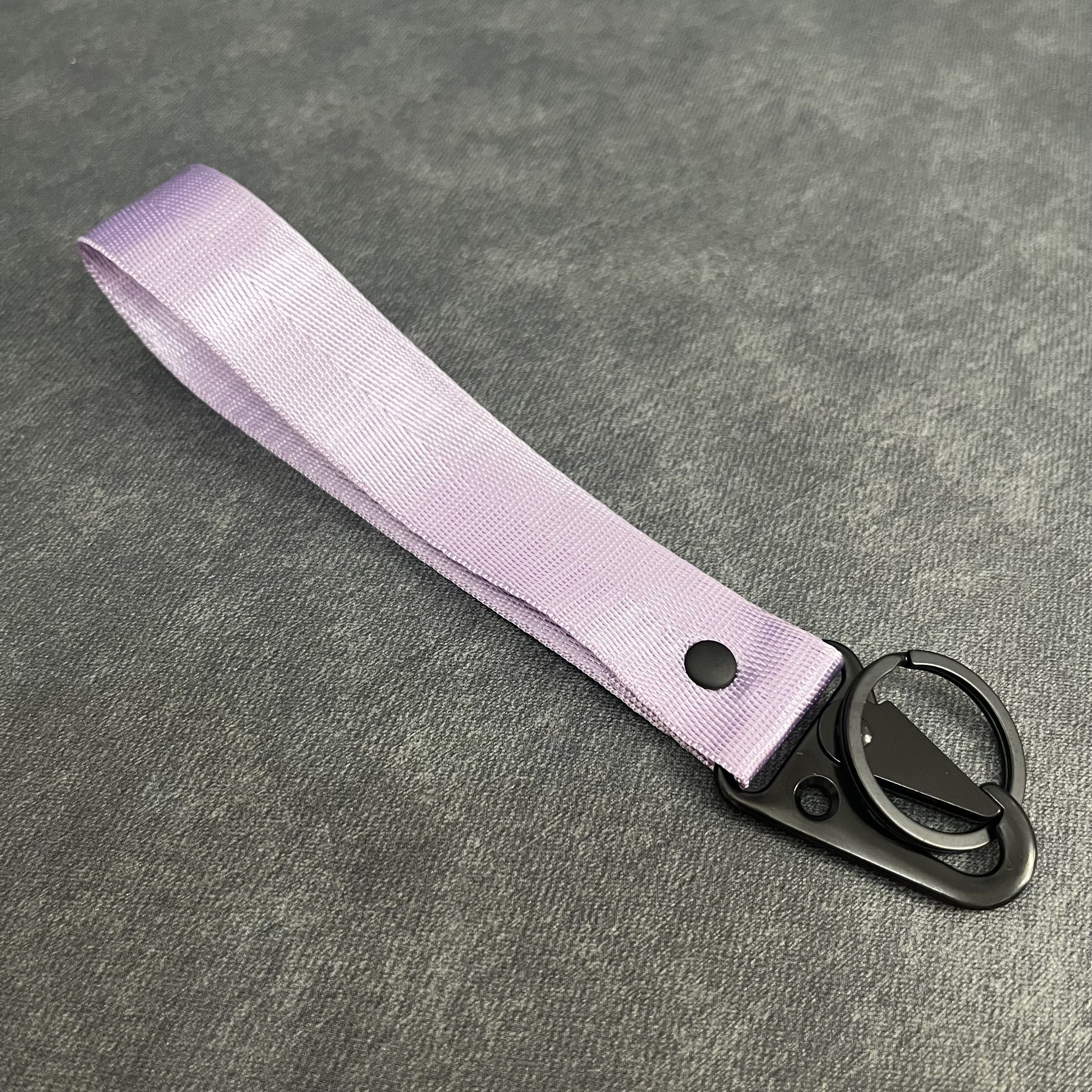 Unisex Nylon Key Chain Strap for Car Keys and ID Badges, 10 Colors