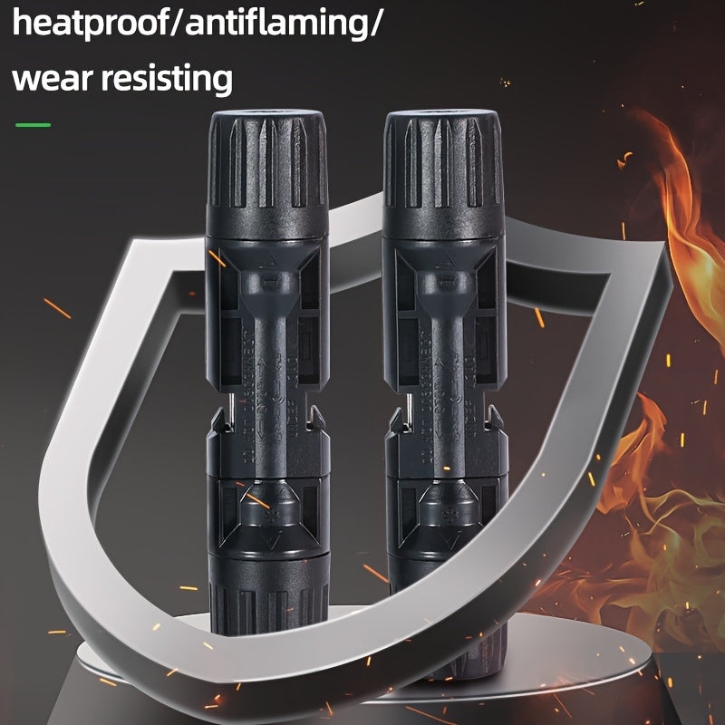 10 пар водонепроницаемых разъемов кабеля солнечной панели MC4 с ключами, номинальное напряжение 1000 В, 30 А, 45 А