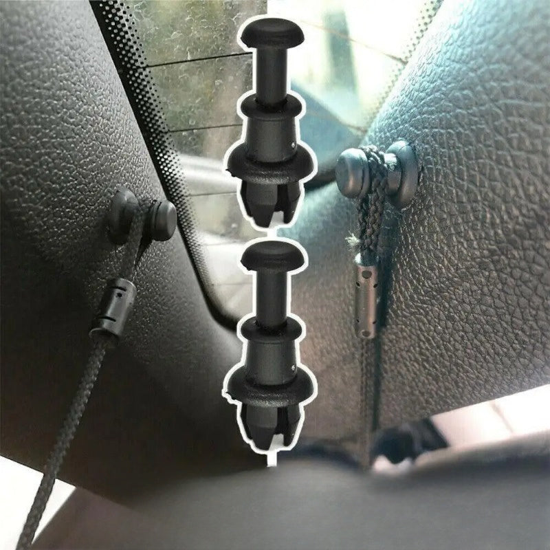 4pcs Car Trunk Lanyard Fixing Clips Parcel Shelf Cord Fastener Pegs